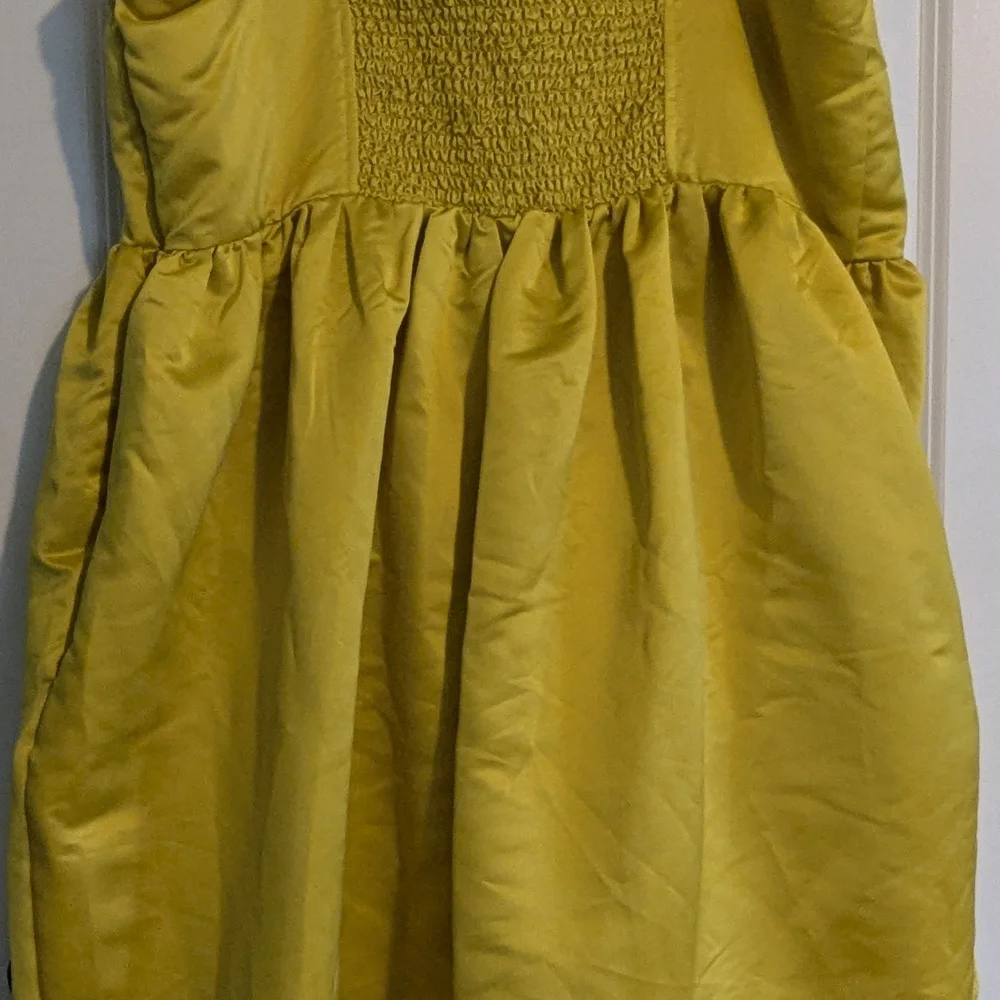 NWT Yellow Strapless Dress - Picture 6 of 7